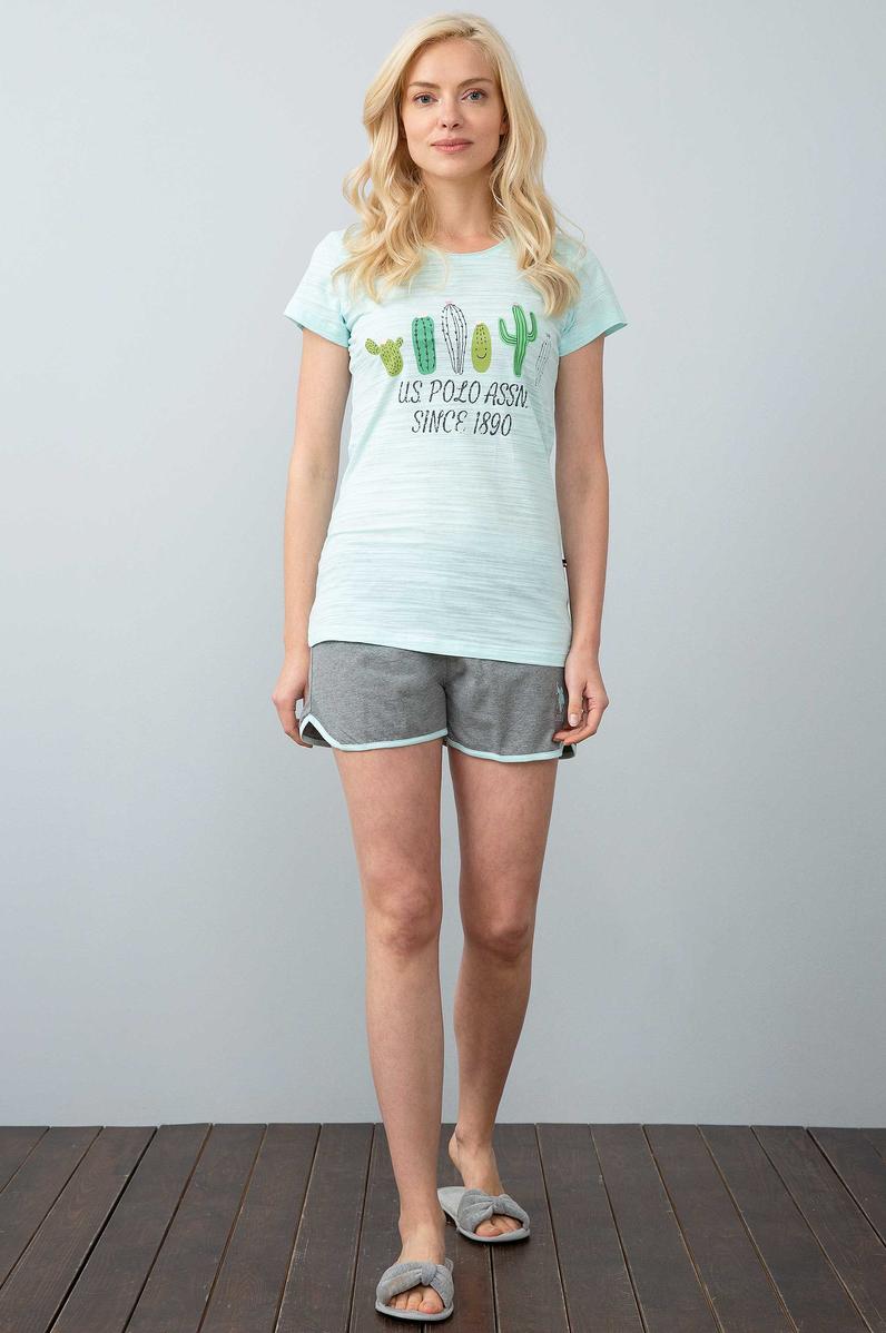 Kadın Yeşil Pijama Takımı