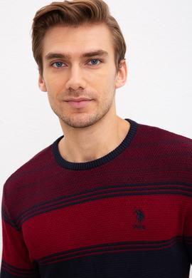 Erkek Bordo Kazak - 50205630014