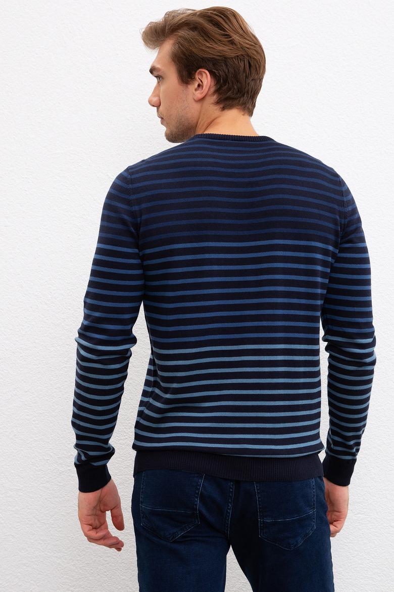 Erkek Lacivert Kazak - 50205644008