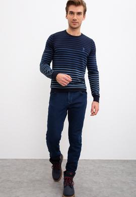 Erkek Lacivert Kazak - 50205644008