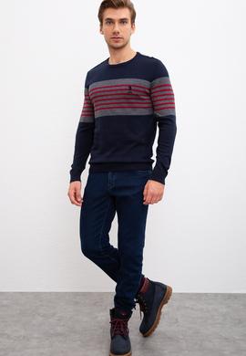 Erkek Lacivert Kazak - 50205671007