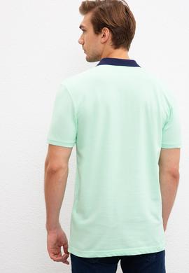 Erkek Yeşil Polo Yaka T-Shirt - 50206183219