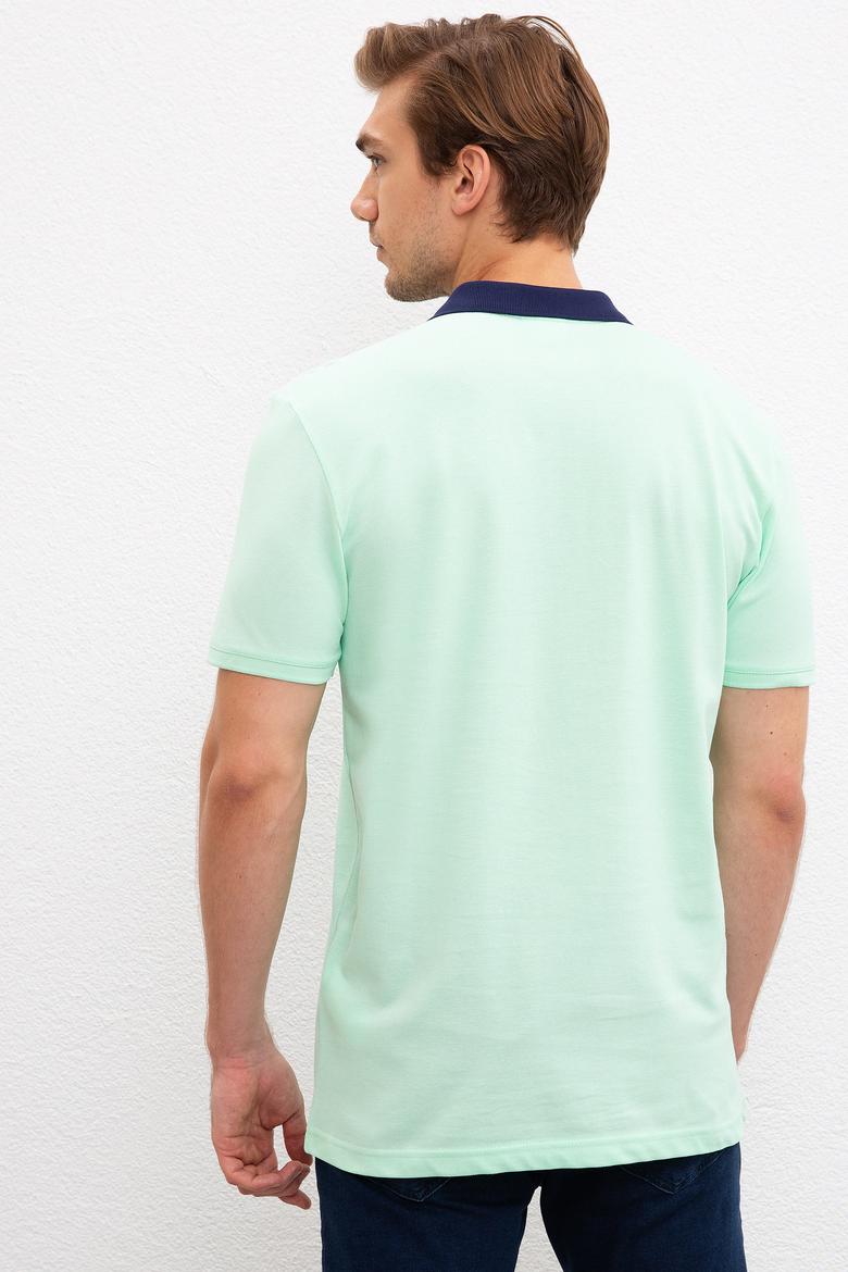 Erkek Yeşil Polo Yaka T-Shirt - 50206183219