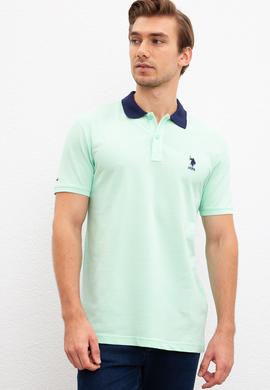 Erkek Yeşil Polo Yaka T-Shirt - 50206183219