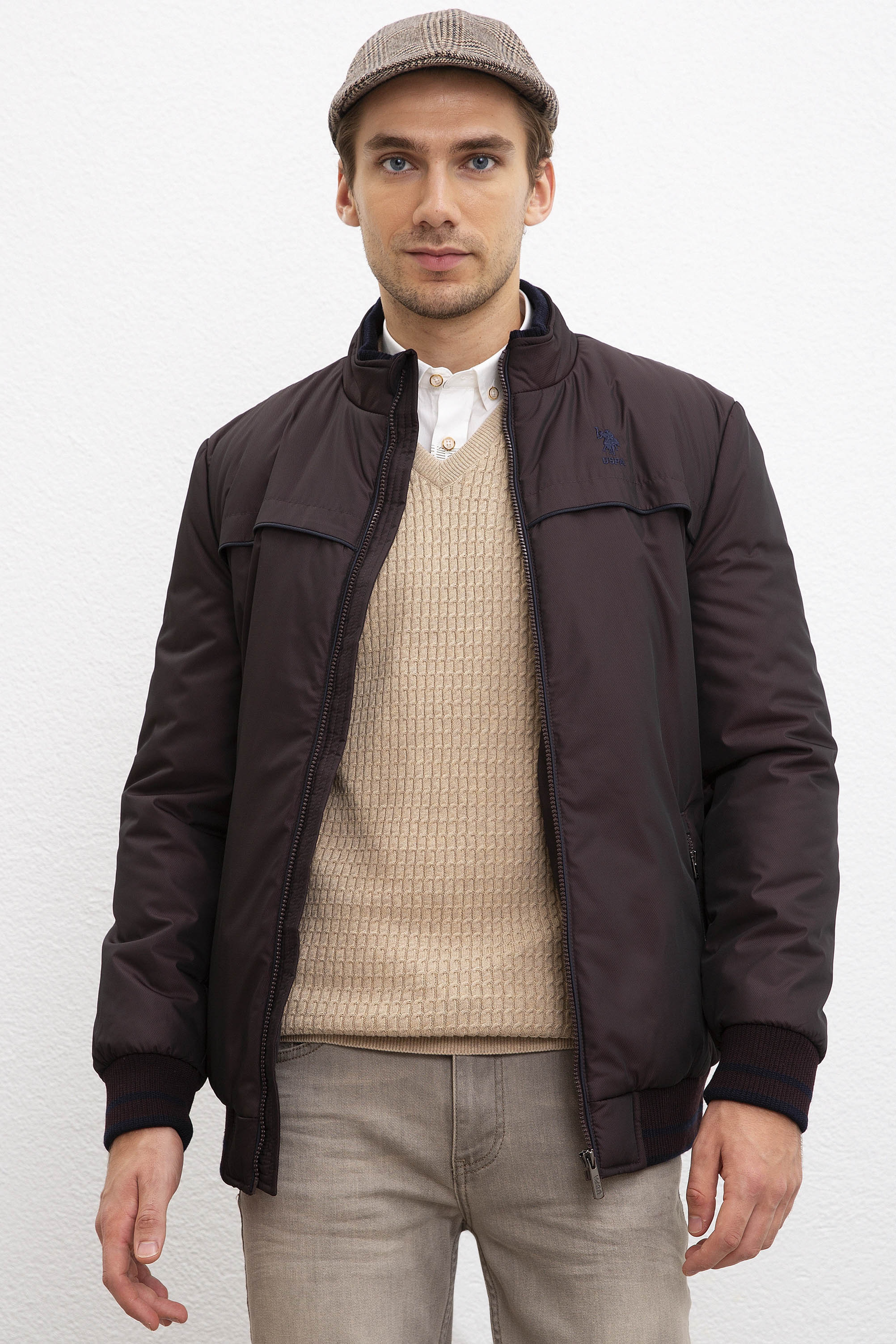 Erkek Bordo Mont - Image 1