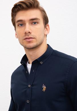 Erkek Lacivert Gömlek Uzunkol - 50207092019