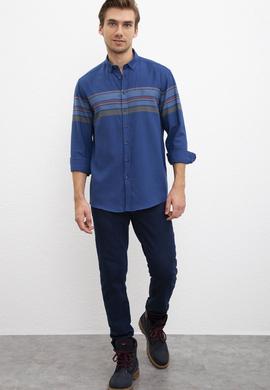 Erkek Lacivert Gömlek - 50207288001