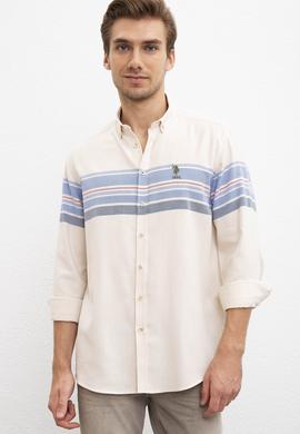 Erkek Ekru Gömlek Uzunkol - 50207288010