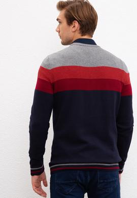 Erkek Lacivert Kazak - 50207540029