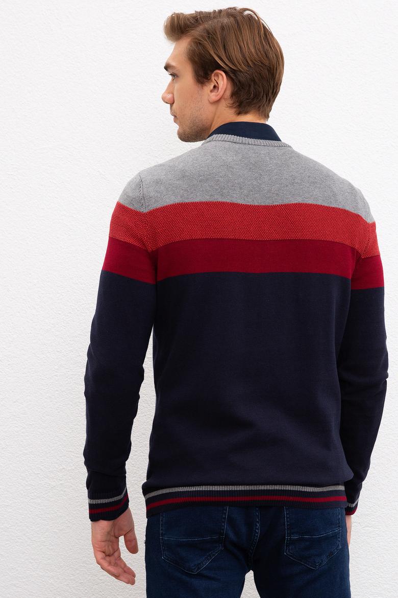 Erkek Lacivert Kazak - 50207540029