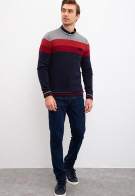 Erkek Lacivert Kazak - 50207540029