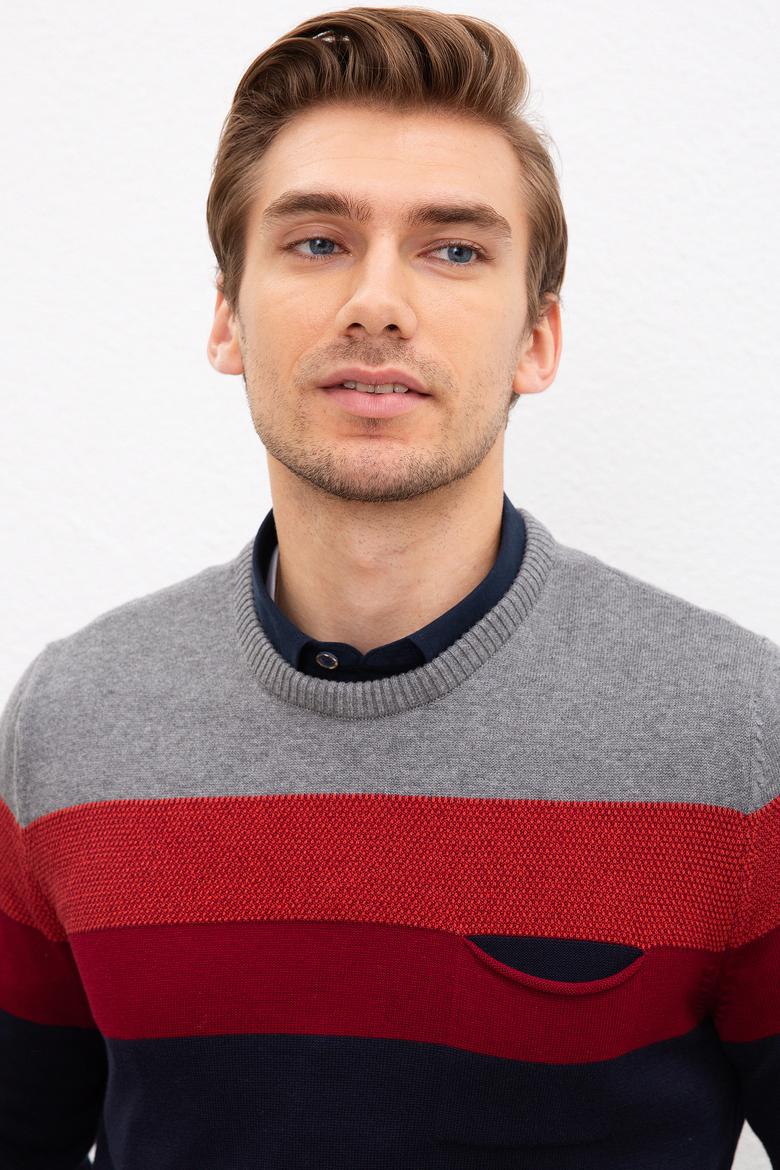 Erkek Lacivert Kazak - 50207540029