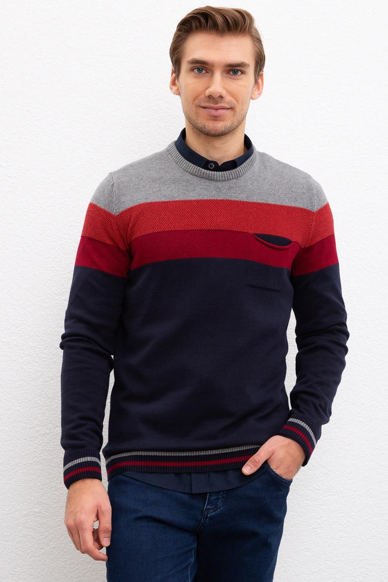 Erkek Lacivert Kazak