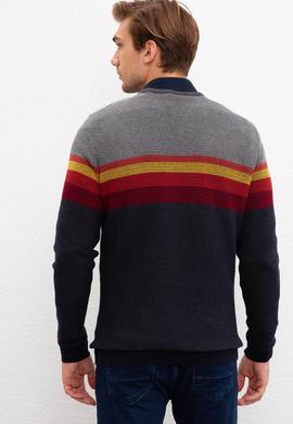 Erkek Lacivert Kazak - 50207630023