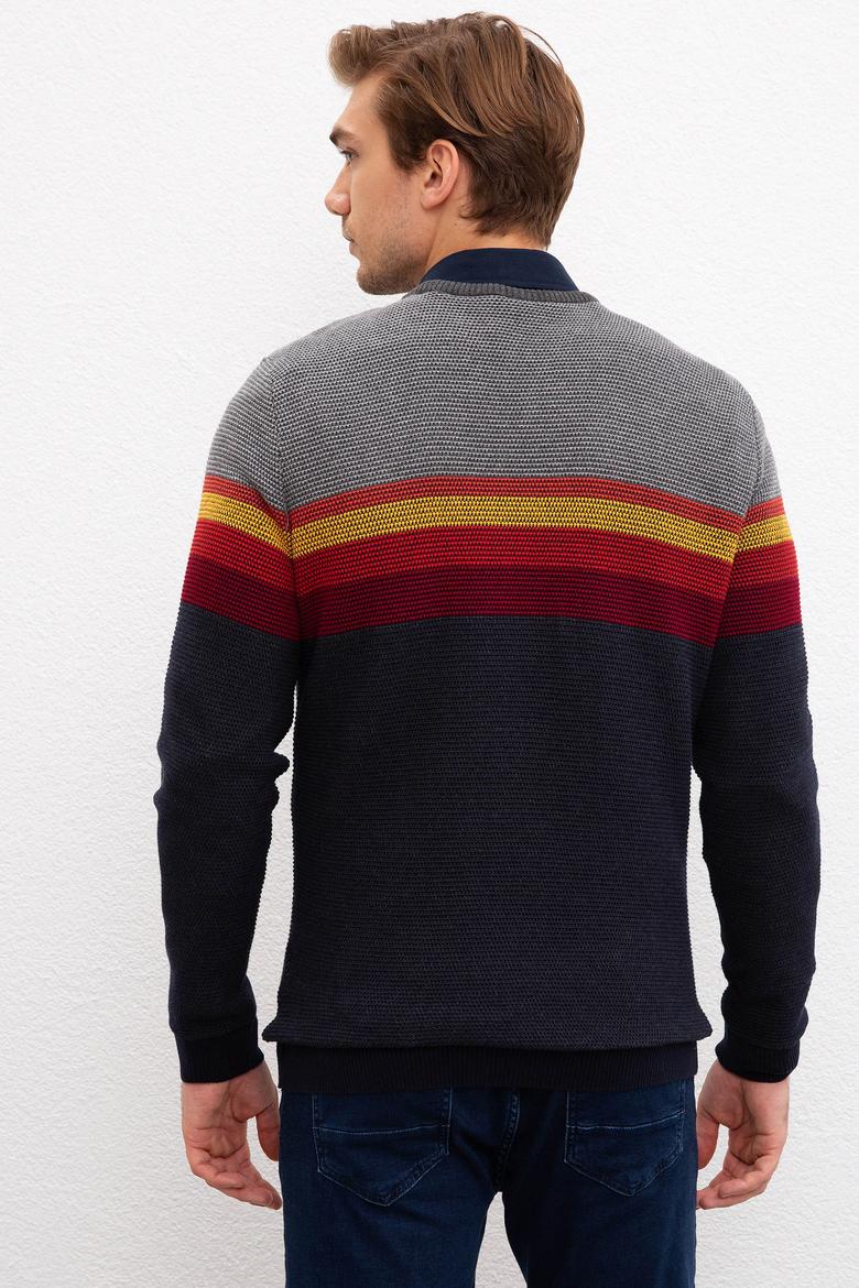 Erkek Lacivert Kazak - 50207630023