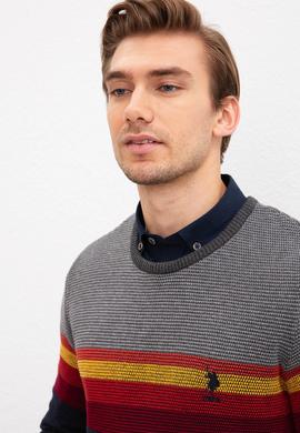 Erkek Lacivert Kazak - 50207630023