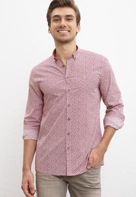Erkek Bordo Gömlek - 50208240005