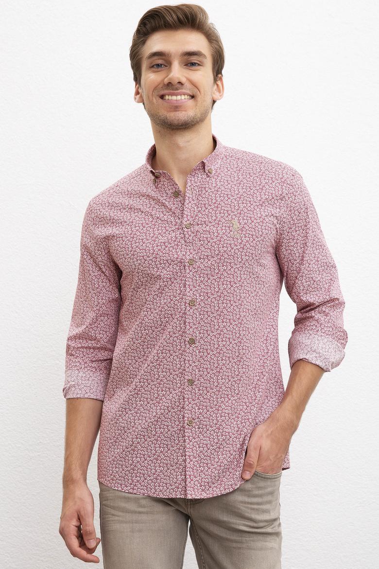 Erkek Bordo Gömlek