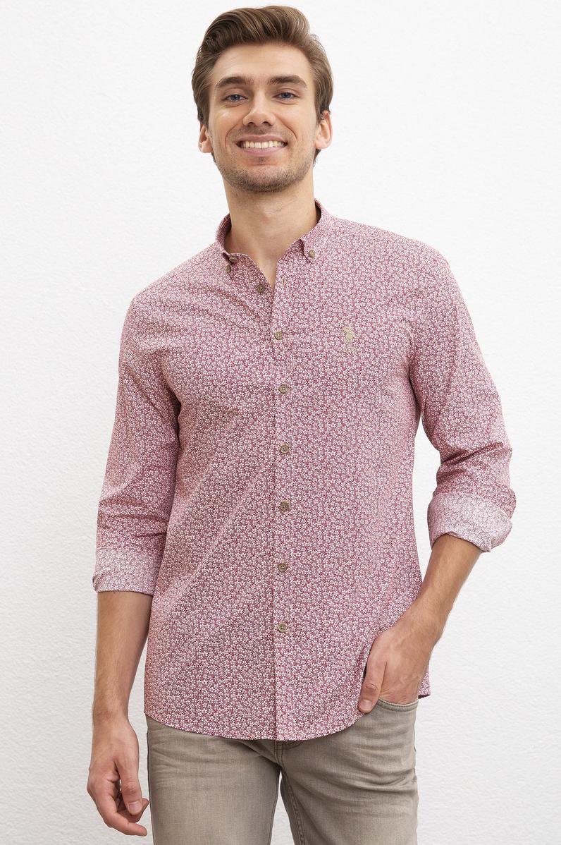 Erkek Bordo Gömlek