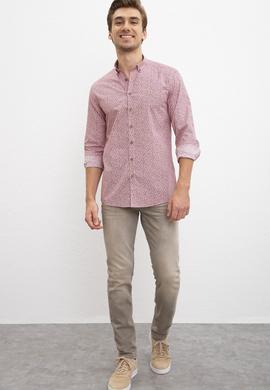 Erkek Bordo Gömlek - 50208240005