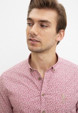 Erkek Bordo Gömlek - 50208240005