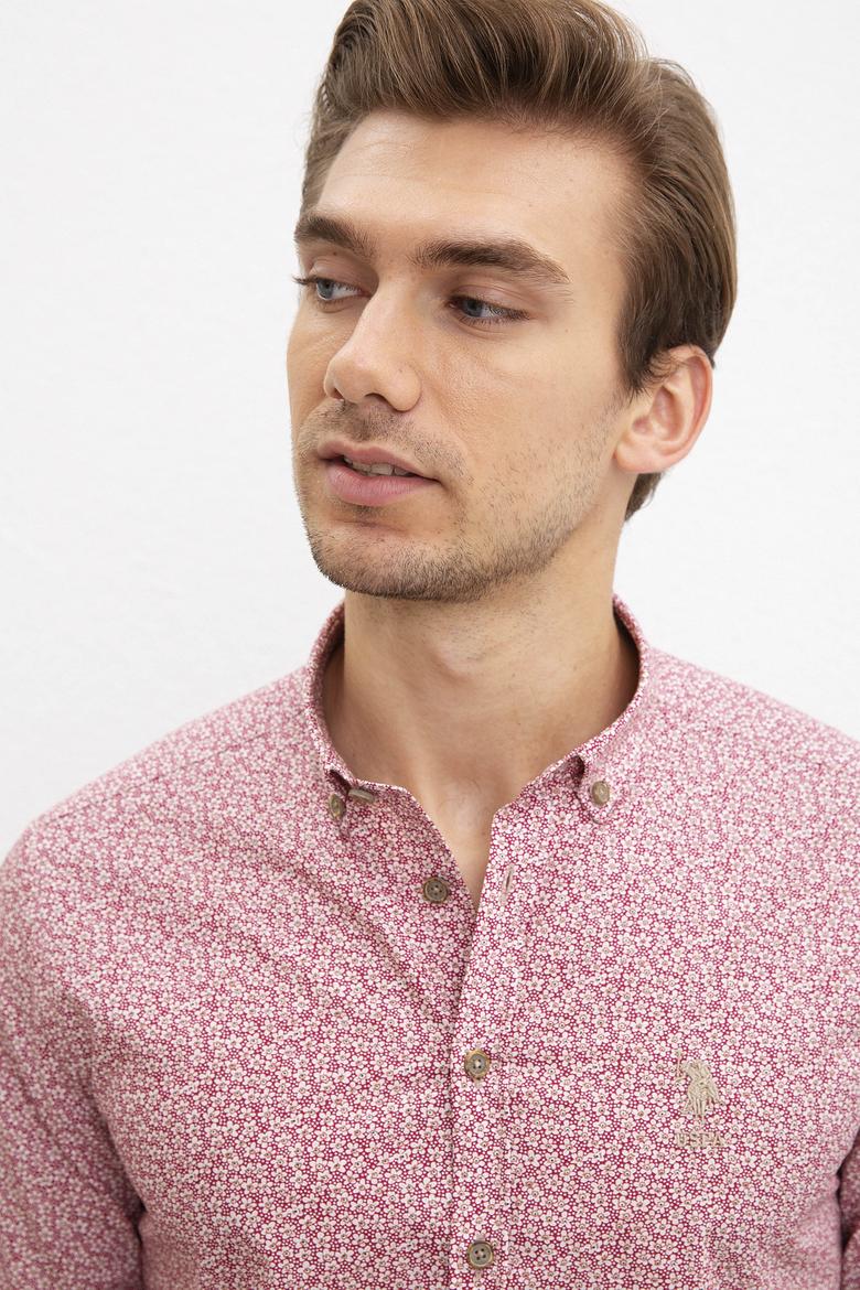 Erkek Bordo Gömlek - 50208240005