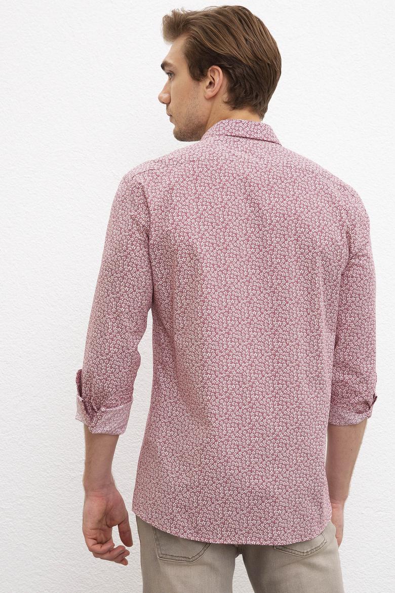 Erkek Bordo Gömlek - 50208240005