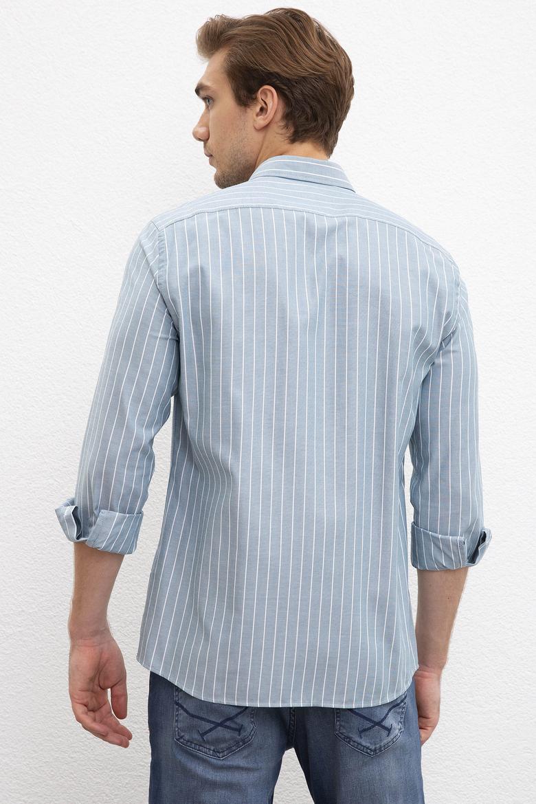 Erkek Mavi Gömlek Uzunkol - 50208273013