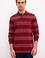 Erkek Bordo Polo Yaka Sweatshirt