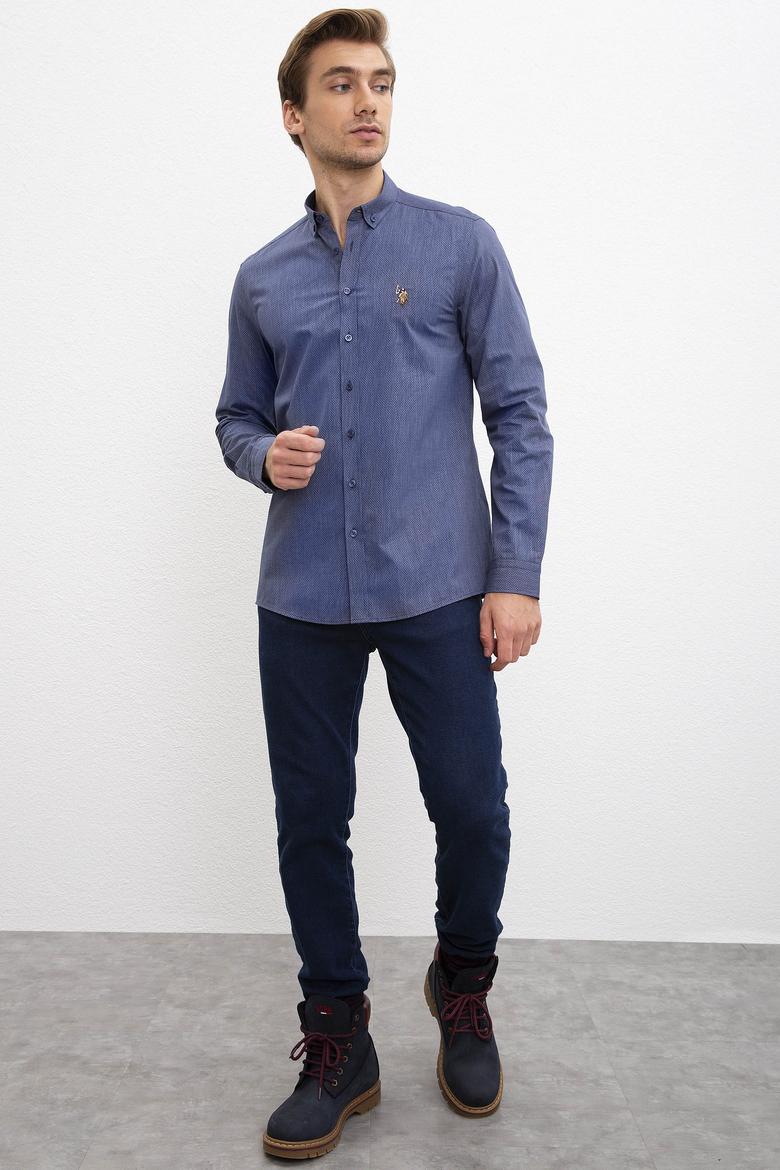 Erkek Lacivert Gömlek - 50208734008
