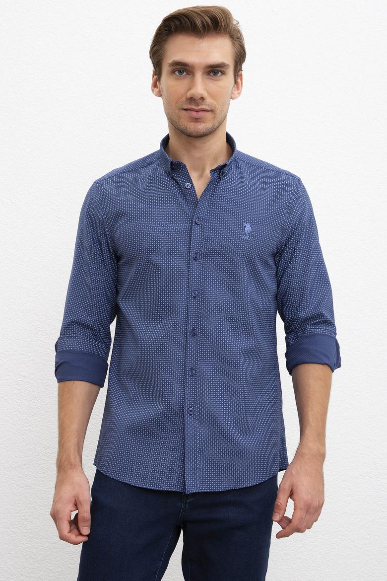 Erkek Lacivert Gömlek