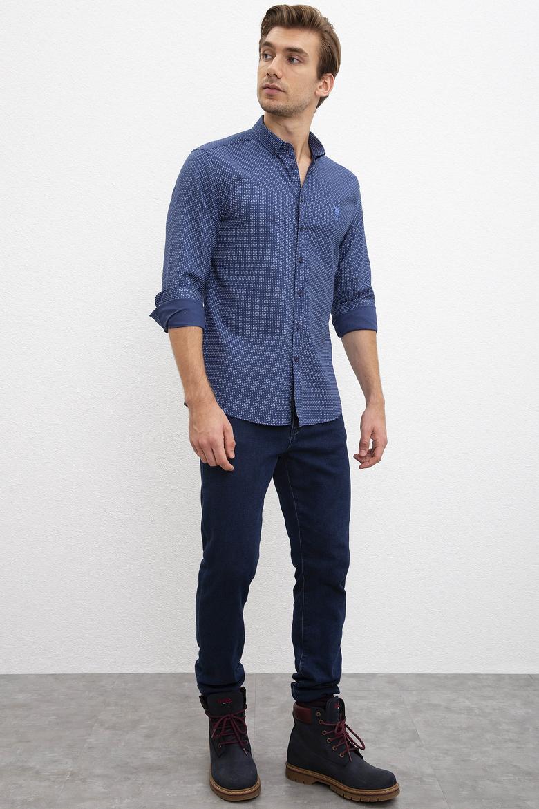 Erkek Lacivert Gömlek - 50208738001