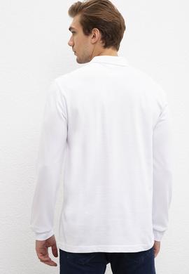 Erkek Beyaz Basic Sweatshirt - 50209199006