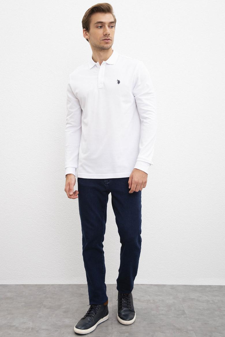 Erkek Beyaz Basic Sweatshirt - 50209199006