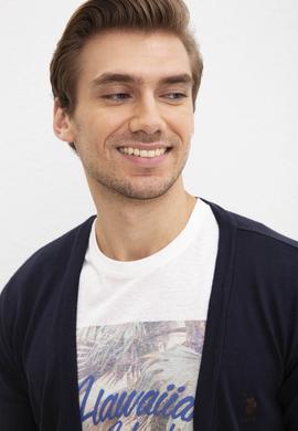 Erkek Lacivert Triko Hırka - 50211250009