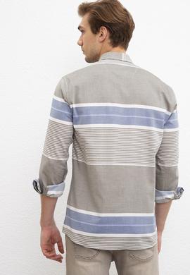 Erkek Haki Gömlek - 50207322025