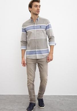 Erkek Haki Gömlek - 50207322025
