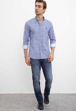 Erkek Mavi Gömlek - 50208254001