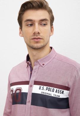 Erkek Bordo Gömlek - 50208305018