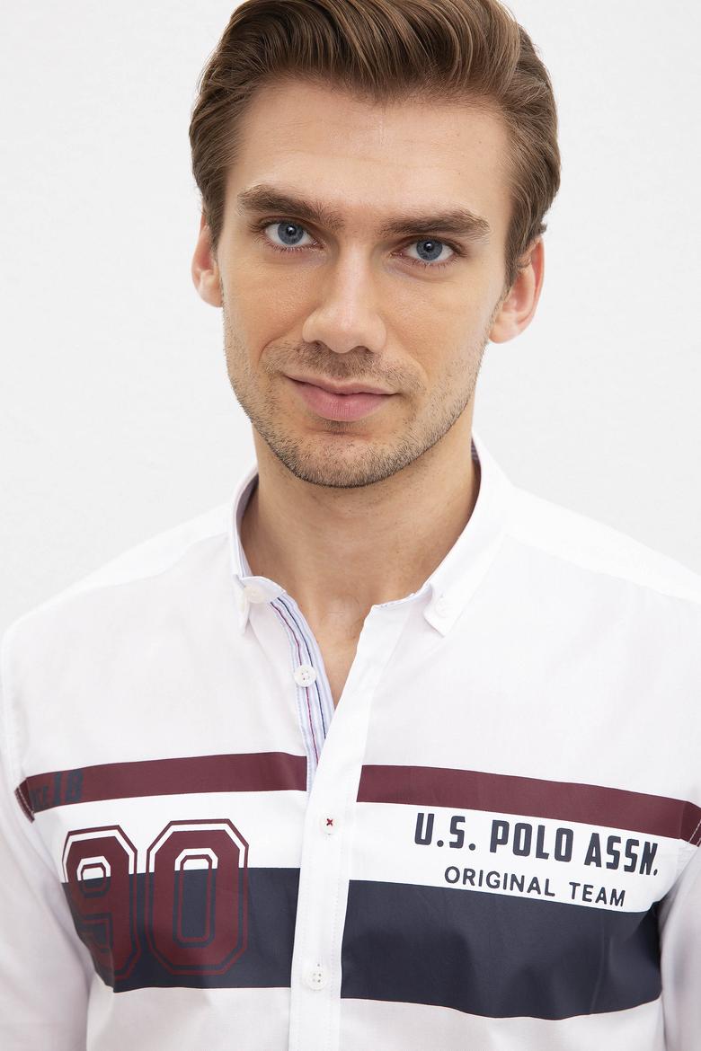 Erkek Beyaz Uzun Kollu Gömlek - 50208305005