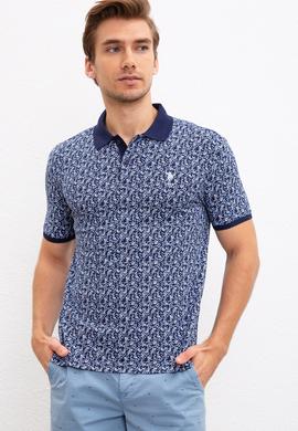 Erkek Lacivert Polo Yaka T-Shirt - 50220869013