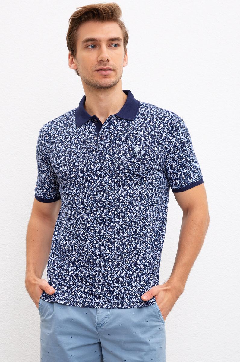 Erkek Lacivert Polo Yaka T-Shirt