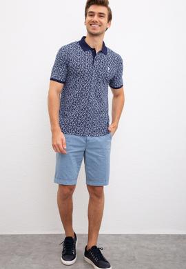 Erkek Lacivert Polo Yaka T-Shirt - 50220869013