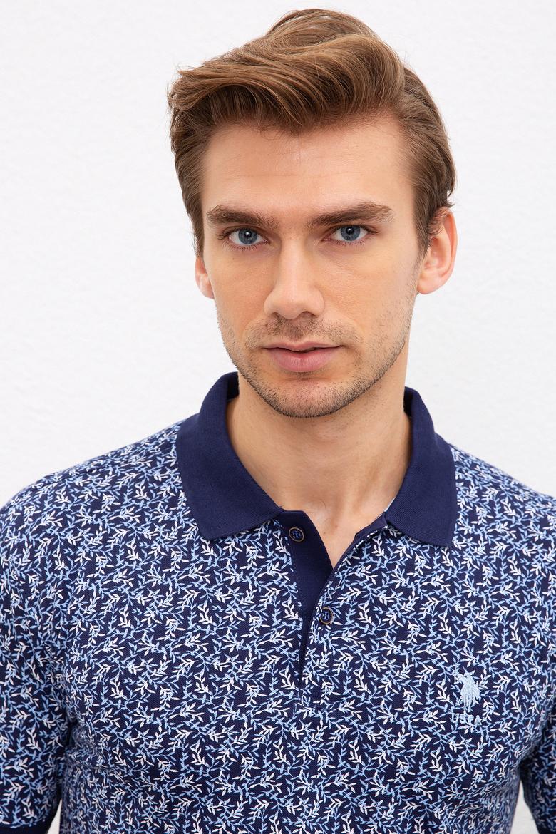 Erkek Lacivert Polo Yaka T-Shirt - 50220869013