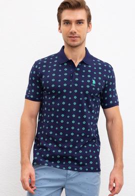 Erkek Lacivert Polo Yaka T-Shirt - 50220874001