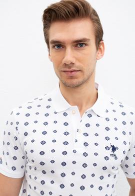 Erkek Beyaz Polo Yaka T-Shirt - 50220874011