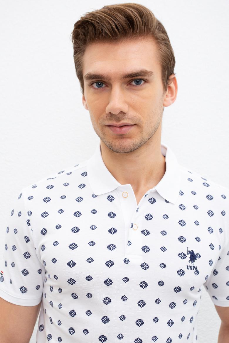 Erkek Beyaz Polo Yaka T-Shirt - 50220874011