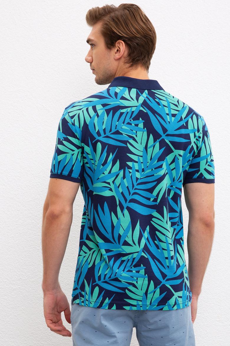 Erkek Lacivert Polo Yaka T-Shirt - 50220885008