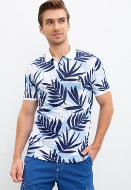 Erkek Mavi Tişört - 50220885017