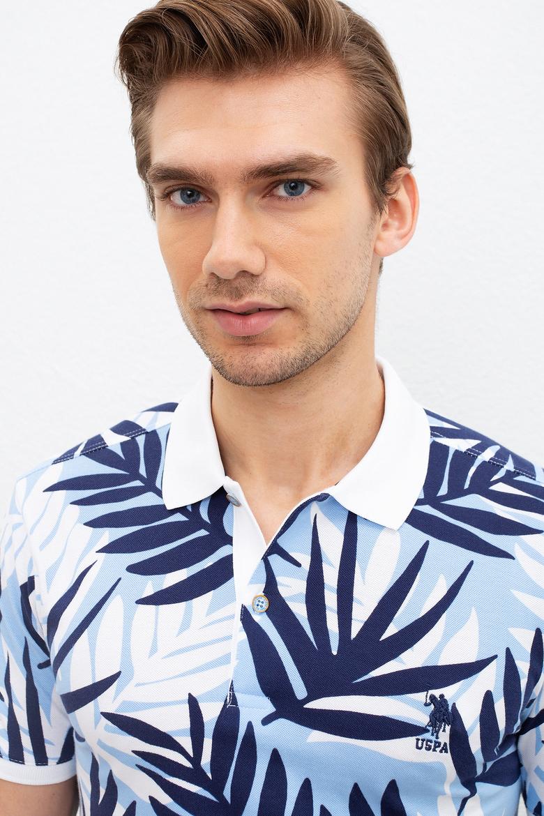 Erkek Mavi Tişört - 50220885017